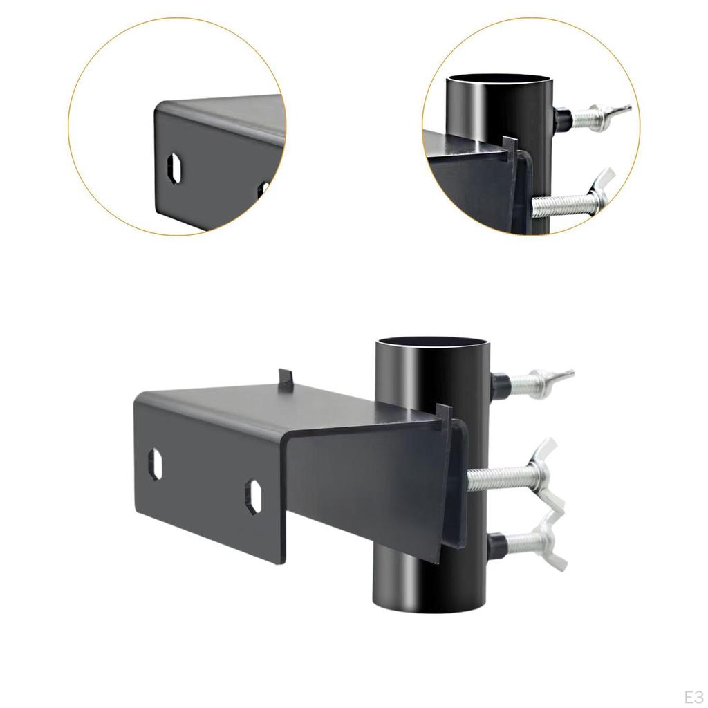 Регулируемый держатель для зонта, кронштейн-зажим, нескользящий для стоек балкона, террасы,