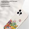 IPhone 13 Case, IPhone 13 Texture Protective Cover, Painted Full Protection Anti-Drop Creative Personal Soft Smile DollWhite