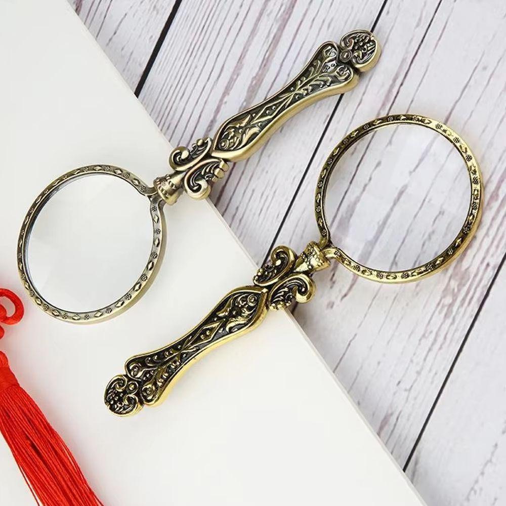 Portable Magnifying Glass Vintage Magnifying Lens Retro Magnification Loupe  Helping Hands