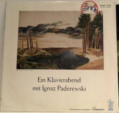 LP Record IGNAZ PADEREWSKI Ein Klavierabend Mit Ignaz Paderews 64265 IMPRESSION Germany Classical Used