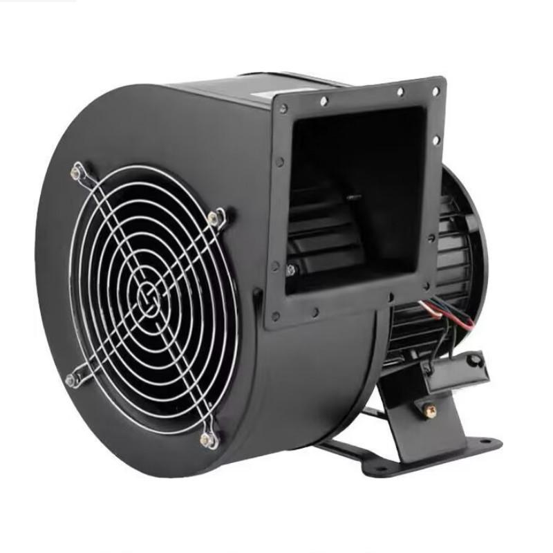 220 В однополюсный небольшой вентилятор для дымоудаления барбекю с частотным преобразователем частоты, многокрылый центробежный вентилятор, мощный циркулирующий воздух