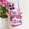 For Honor X6C Cute Flower Butterfly Cat Painted Case HonorX6c X 6C 4G NIC-LX1 LX2 LX3 Soft Silicone TPU Phone Cases