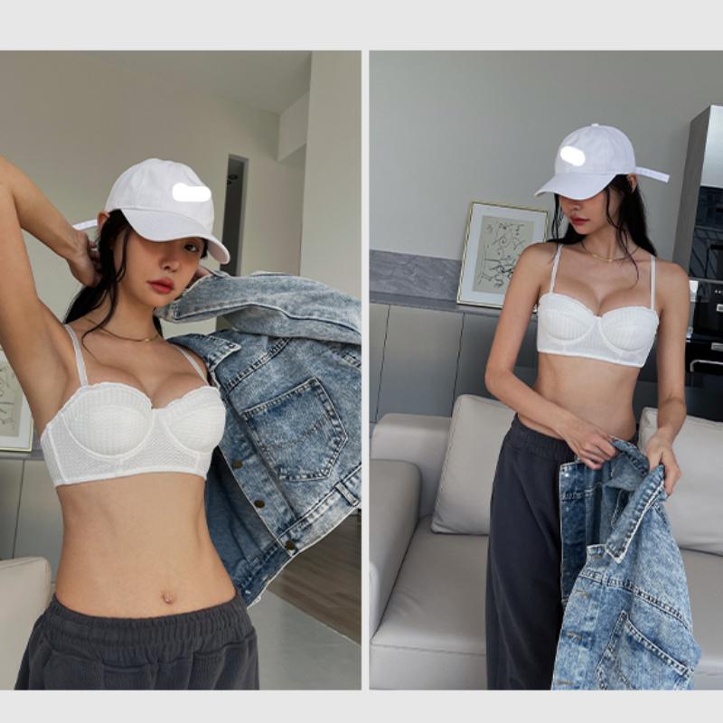 Summer 6 Color Sexy French 1/2 Cup Push Up Bra Set Fashion Women Lace Thin Cup Underwear Romantic Lavender Bras and Thong Set