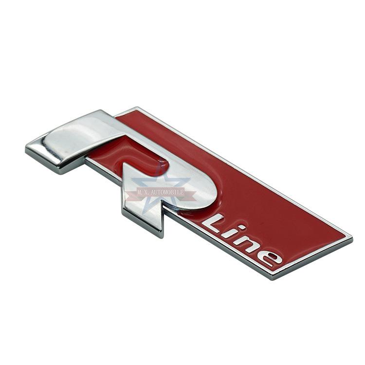 Подходит для шильдика Volkswagen R CC passat CC R, логотипа автомобиля Volkswagen Rline, хвостовой наклейки, модификации логотипа автомобиля из сплава