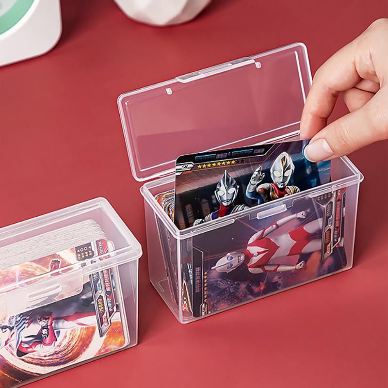 Прозрачные пластиковые коробки Контейнер для игральных карт Pp Чехол для хранения Упаковка Покерная карточная коробка для настольных игр