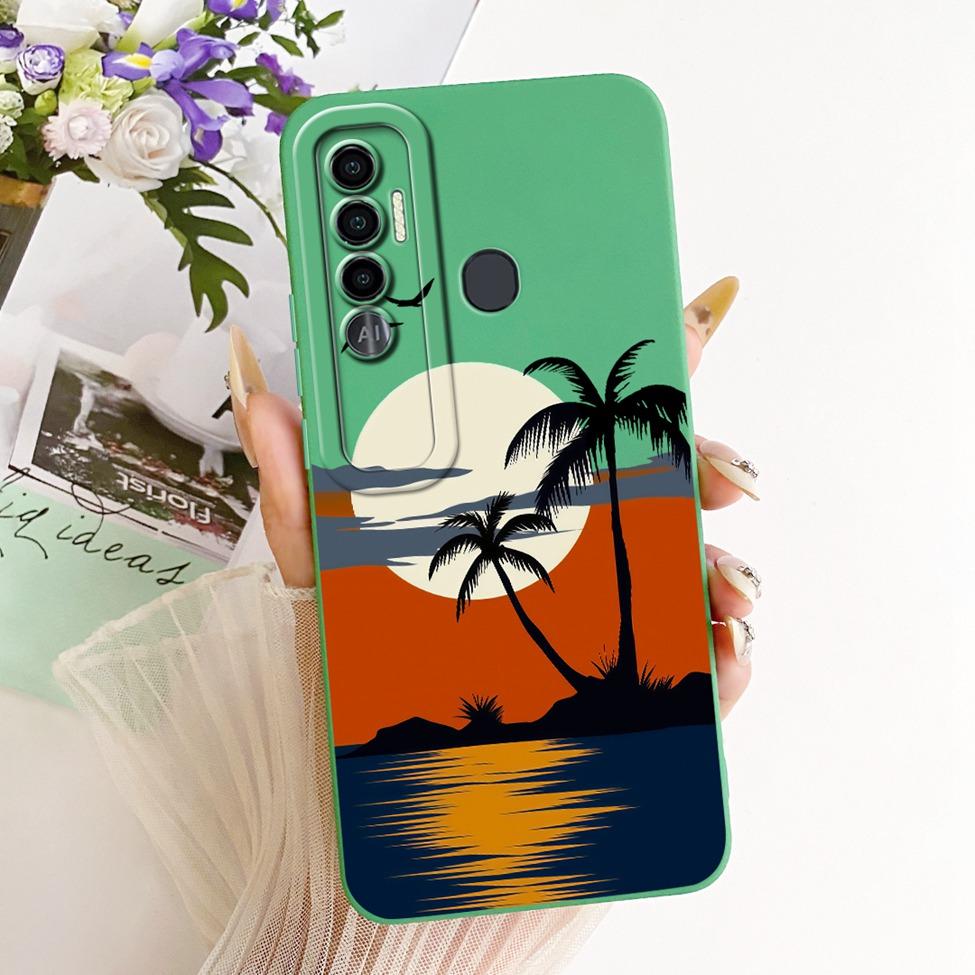 Чехол для Tecno Spark 7 Pro Чехол Модный Мультяшный Милый Смешной Расписной Силиконовый Чехол для Телефона Для Tecno Spark 7Pro
