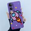 For Vivo V50 Lite Case Lovely Phone Shell Soft Liquid Silicone Back Cover For Vivo V 50 Lite Full Protection Shockproof Bumper