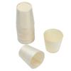 15Pcs Disposable Tasting Cup Wooden Decorated Lightweight Dessert Cup for Home Bars Restaurants