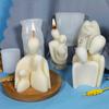Nordic Style Warm Hug Family Candle Silicone Mold DIY Lovers Aromatic Plaster Soap Candle Making Wedding Gifts Craft Home Decor