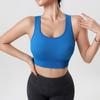 Женский спортивный бюстгальтер для йоги с высокой эластичностью, защитой от ударов и нагрудными вкладышами