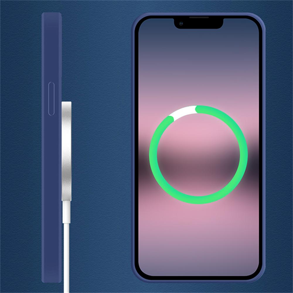 Силиконовый чехол для телефона с ремешком на запястье для iPhone 15 14 13 Pro Max 12 11 X XR XS 7 8 Plus SE для Magsafe, магнитный чехол для беспроводной зарядки