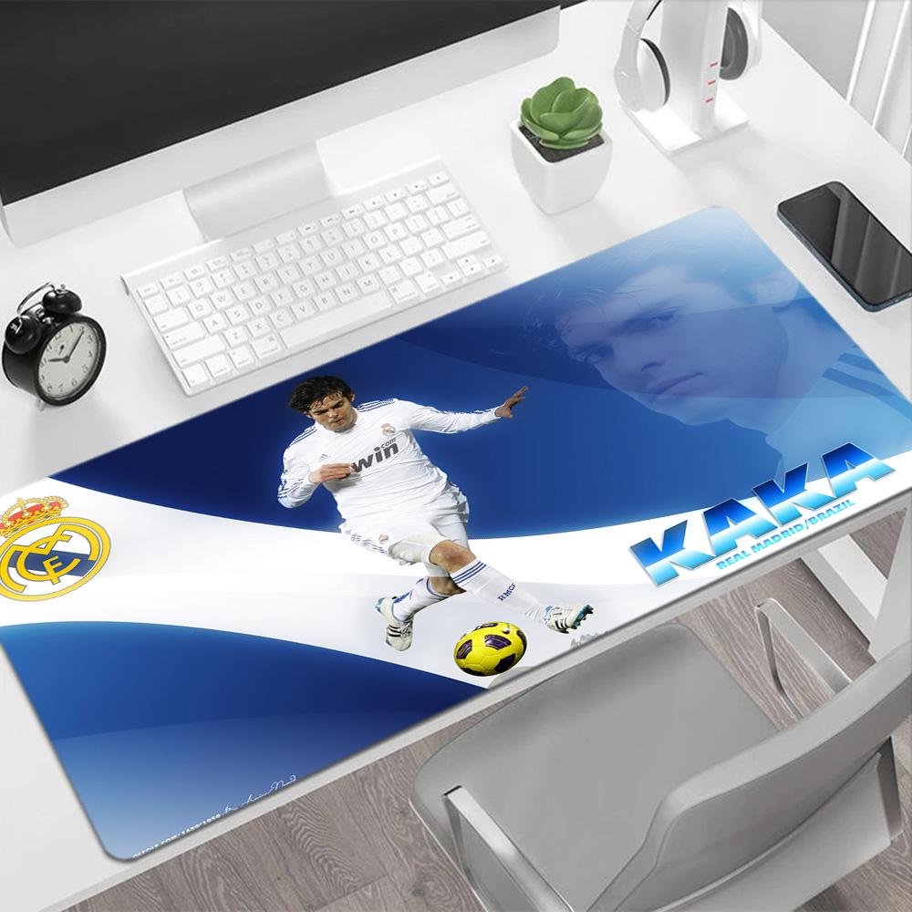 Soccer Player Action Large Mouse Pad Office Mouse Mats Ultra-Long Desk Mat Non-Slip Rubber Base Computer Desk Office Decoration Accessory