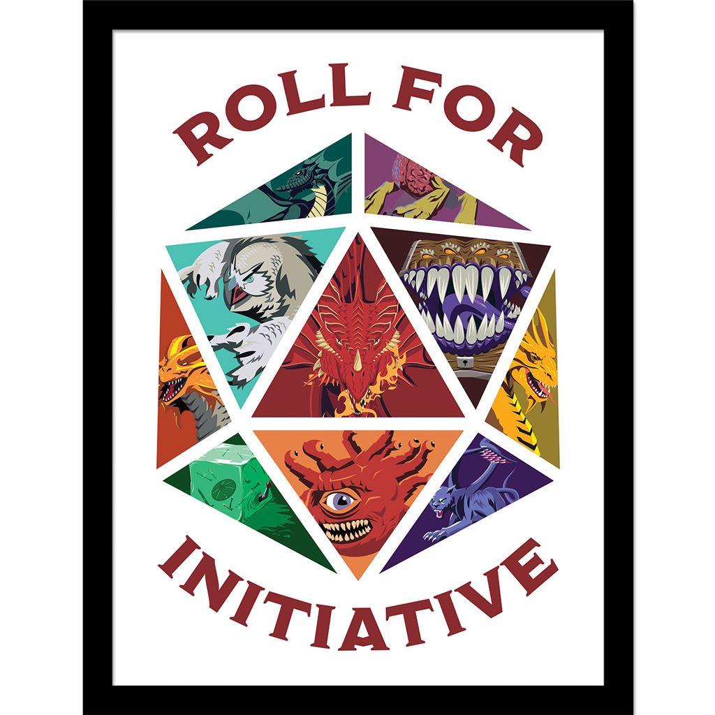 Dungeons & Dragons Characters Framed Poster