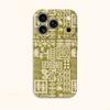 Exotic Tiki Tribal Geometric Pattern Graphic Art Film Aesthetic Protective Shockproof Bumper Case Cover For iPhone 14 15 16 Pro Max Plus