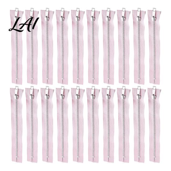 Sewing Supplies 20Pcs Closed-End Non Separating Metal Y-Teeth Duty Zipper Heavy Zipper Bags Replacement Hardware