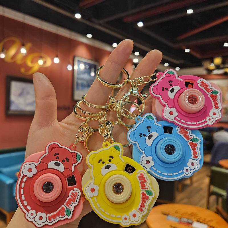 Милая мини-проекционная камера, мультяшный светящийся проекционный свет, женская сумка, брелок-подвеска