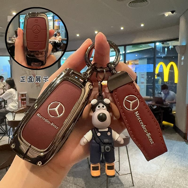 Car Remote Key Case Cover Fob For Mercedes Benz 2022 C S Class W206 W223 C260 C300 S400 S450 S500 Maybach Shell Protector E2