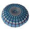 Ramidos Large Mandala Floor Pillows Round Bohemian Meditation Cushion Cover Ottoman Pouf