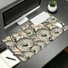 Black Gold Money Pattern Mouse Pad Large Computer Office Game Table Mat Rubber Anti-slip Stitched Keyboard Mats 90x40 Desk Pads