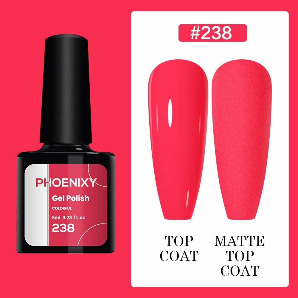 PHOENIXY, 50 шт., гель-лак для ногтей, долговечный гель-лак, верхнее базовое покрытие, полуперманентный гель-лак, дизайн ногтей «сделай сам»