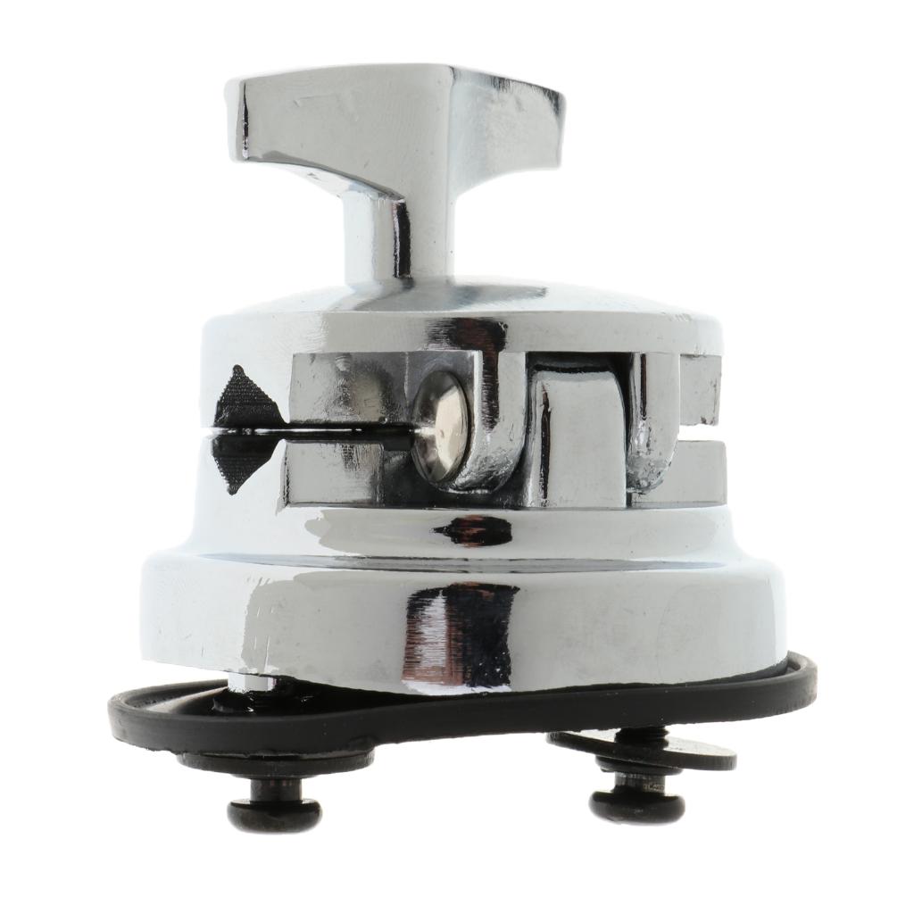 Alloy Drum Base Mounting Plate Open Style Percussion Accessory for Rack Drums and Tom Holder Drum Applications