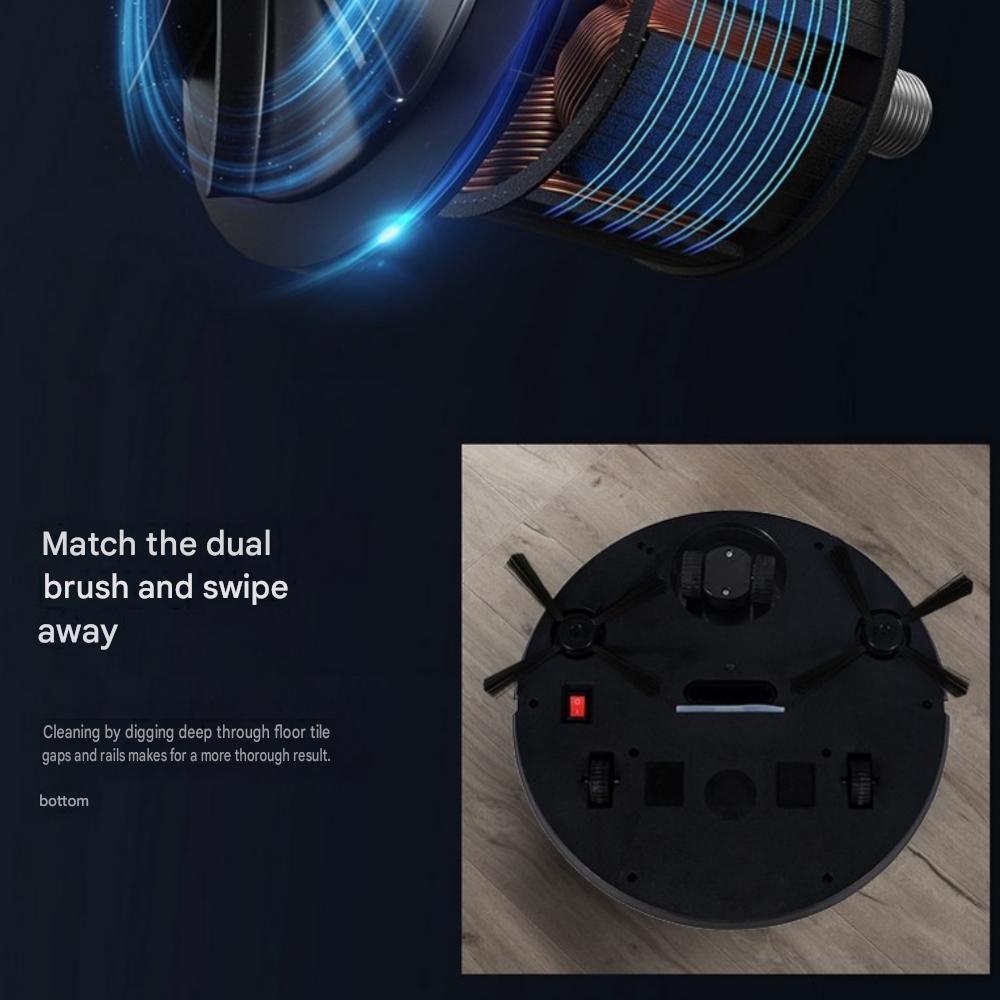 PYHO HEPA Filter Robot Vacuum Cleaner LDS Mop 4-Motor Driven Multi-Floor Smart Cleaning USB Charging