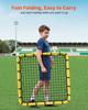 40"x35"x37" Soccer Rebounder Net Kick-Back Portable Football Training Gift
