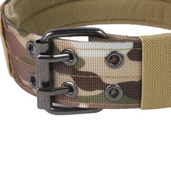 Регулируемый ошейник для собаки с D-кольцом, износостойкий тренировочный ошейник для питомца, ошейник для защиты шеи питомца, товары для питомцев