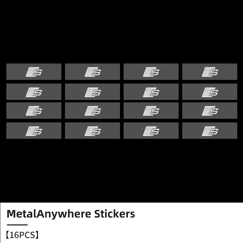 3D Metal Car Emblem Letter Decorative Stickers Badge Decal For qaz24 Sport S RS Line S7 S8 S5 S6 RS3 RS4 A6 A7 A8 QRS5 RS6 Q5 A8