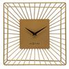 Nextime Vasco Металлические настольные или настенные часы Золото - 25см x 25см x 12см