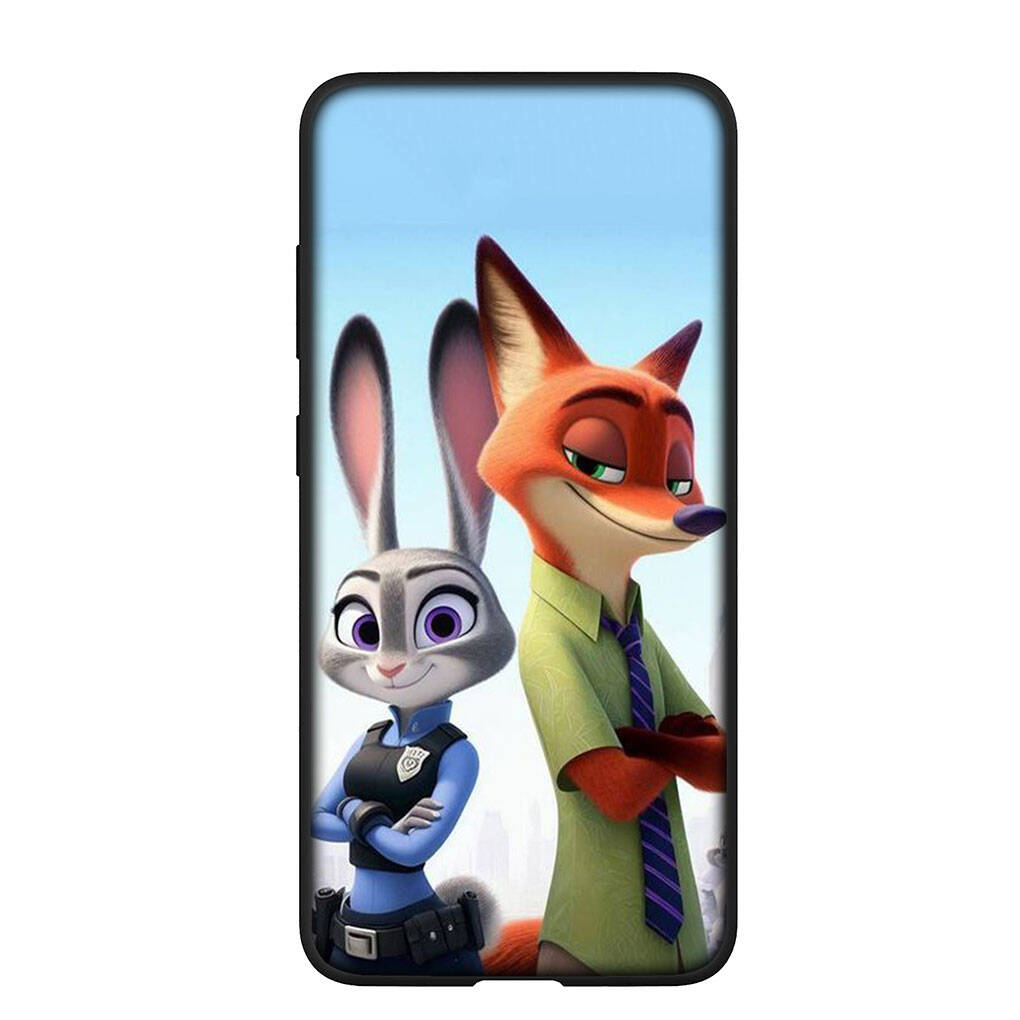 Чехол для телефона для iPhone 17 16 15 Plus XR Huawei P30 P20 Lite Redmi Note 14 12 11 13 Pro Max OPPO A60 A80 A40 A18 Постер Ник Уайлд Зверополис 2 Джуди Чехол
