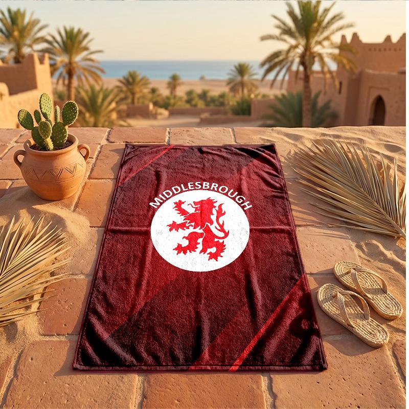 Middlesbrough Theme Beach Towel Soft Quick?dry Towel For Summer Beach Vacation Swimming