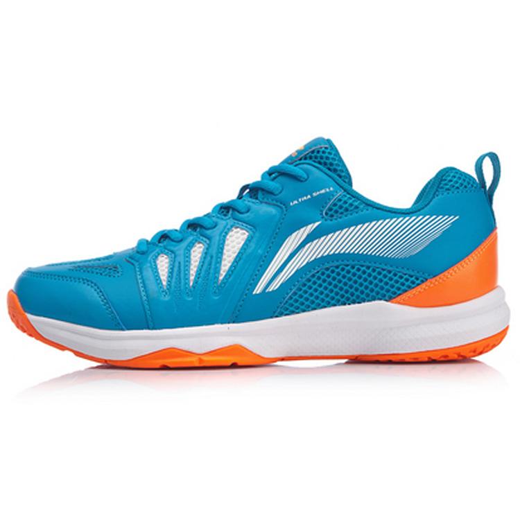 Li Ning Ace Резиновые Удобные Нескользящие, Износостойкие, Легкие Низкие Бадминтонные Кроссовки Унисекс Синие AYTP011-2