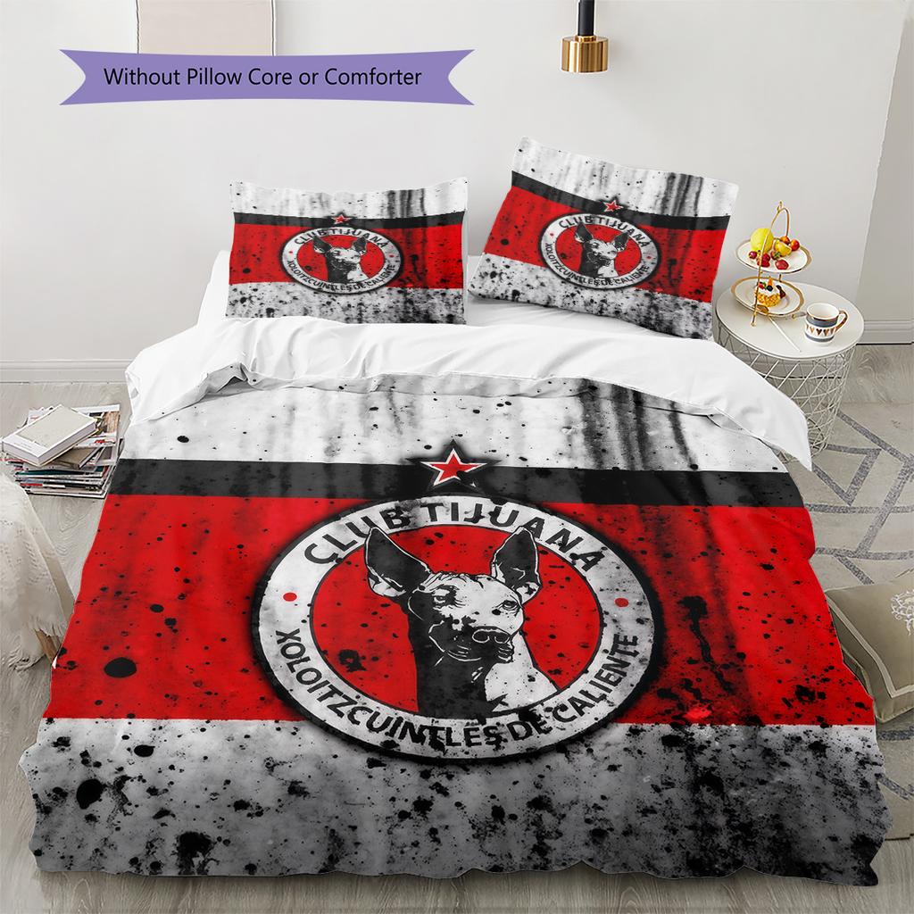 Club Tijuana Pattern Bedding Quilt Set Home Decoration Gift (1 * duvet cover + 2 * pillowcase without core).xwn