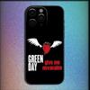 G-Green Day Band Phone Case For iPhone 16,15,14,13,12,11,Pro,X,XS,Max,XR,Plus,Mini Soft Black Cover