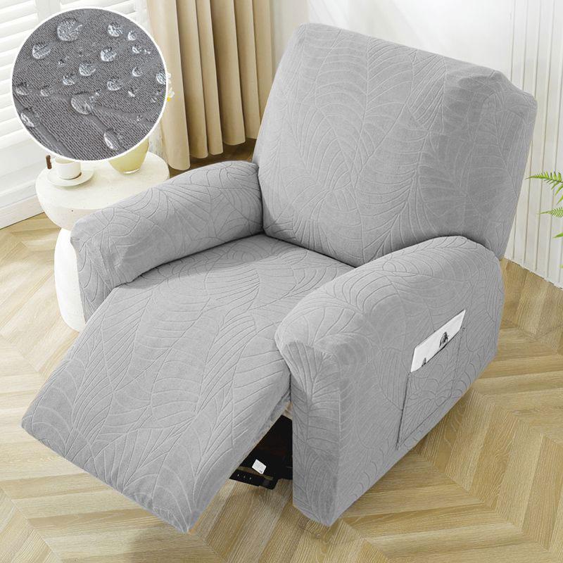 Recliner Sofa Cover Waterproof Jacquard Armchair Slipcover Relax Armchair Stretch Couch Chair Cover 1/2/3seater