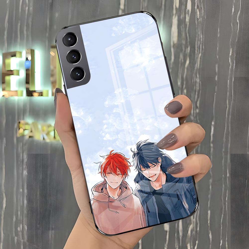 Чехол Ainme G-Given для Samsung S26 S25 Plus S20 S20 Plus S22 Ultra S23 FE S21 Plus S21 Ultra Стеклянная крышка