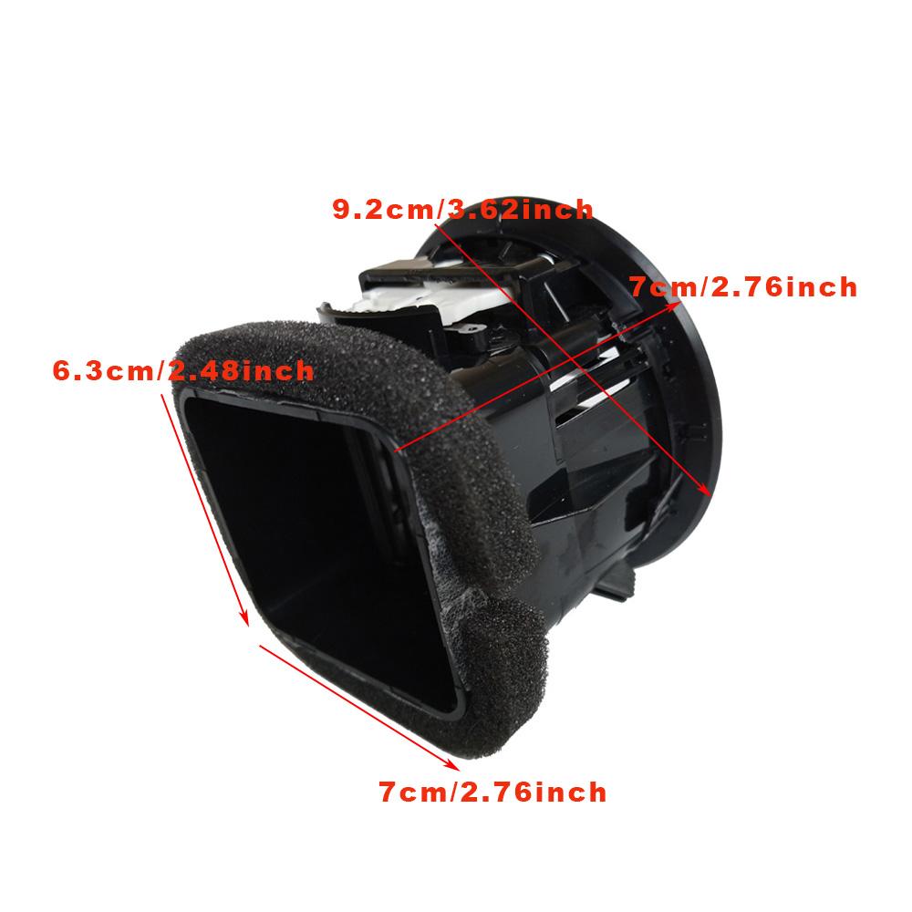 2201099 13417363 For Opel Corsa D Adam MK3 Vauxhall 1/2/4Pcs New Interior Dashboard Air Vent Grille Black/Chrome car accessories