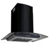 VidaXL Wall-Mounted Cooker Hood Stainless Steel 756 M³/h 60 Cm Black Extraction Home 50707