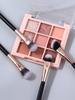 4Pcs Eyeshadow Brush Set Black Gold Wood Handle Soft Non-Shed Bristle For Blending Shading Highlighting Daily Makeup