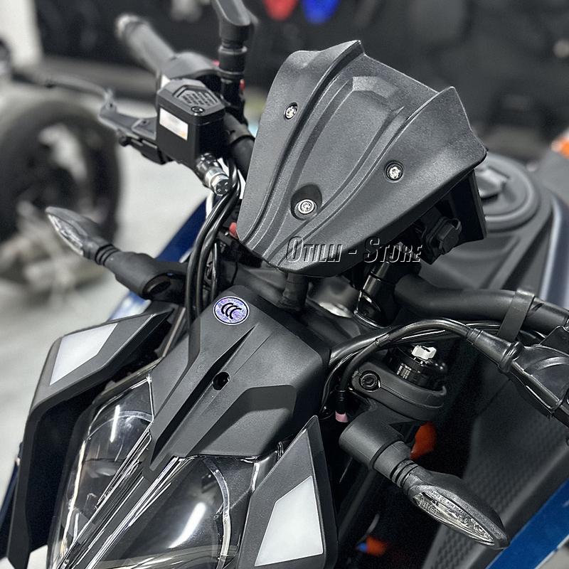Motorcycle Accessories Windshield Windscreen Windproof Wind Screen Deflector For 390 DUKE 390DUKE 390 Duke 390Duke 2024
