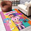 Коврик Lalaloopsy для пола в гостиную или спальню. Мягкий и удобный ковер. Подарок на день рождения и праздник.