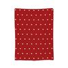 Scratched Heart Pattern Blankets Velvet Print  Portable Lightweight Throw Blankets for Bed Outdoor Plush Thin Quilt