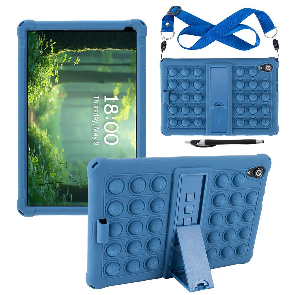 Чехол для планшета Urao C107/Jeazans OC101/C107 10,1 дюйма 2025, Детский безопасный мягкий силиконовый чехол-подставка для HiGrace C107
