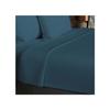 Flat Sheet In Cotton 57 Threads 260x300 Cm UNI Duck Blue, by Soleil D'ocre