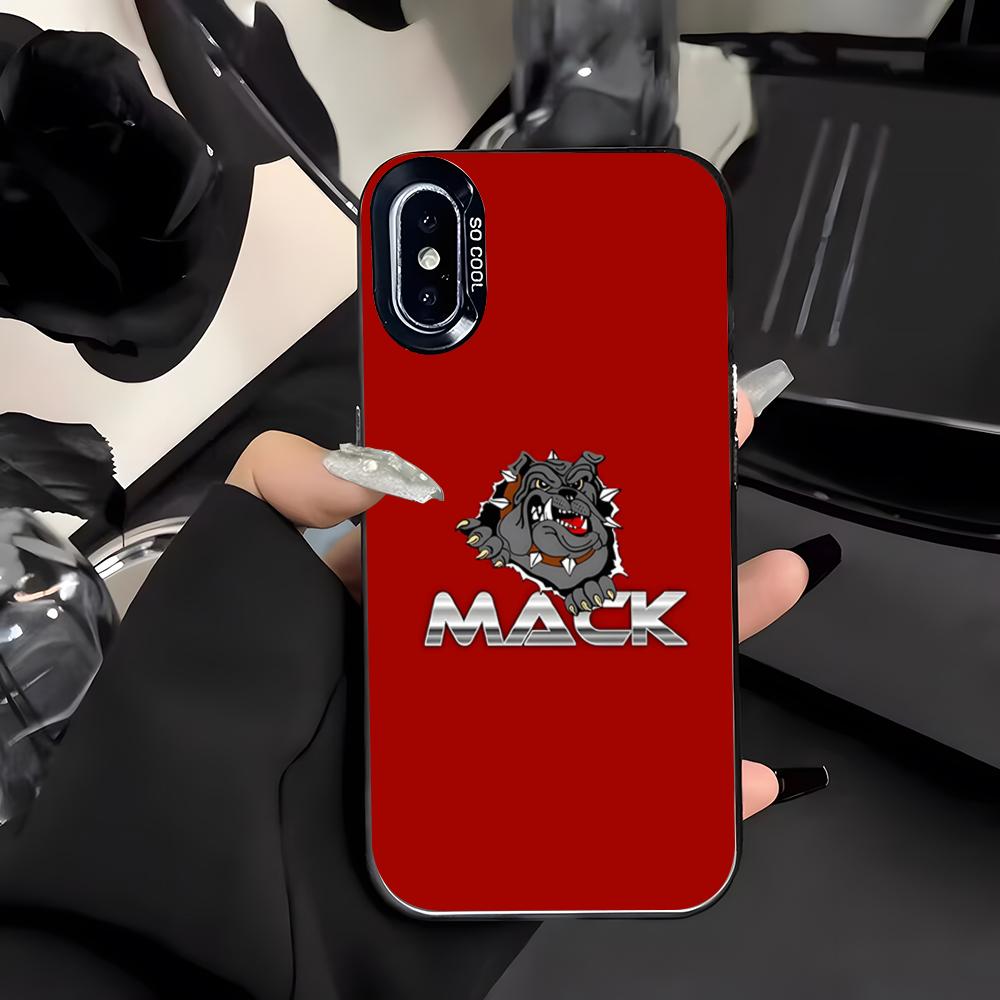 Чехол для телефона M-mackS Truck-k Логотип Для IPhone 17 Air 16 E 15 14 Plus 13 12 11 Pro Max Цветной Серебристый Чехол