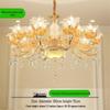 European Zinc Alloy Crystal Chandelier for Living Room, Bedroom, or Restaurant