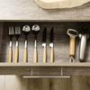 Kitchen Trolley With Drawer Shelves Cabinet And 4 Wheels Particleboard Oak 60x50x84.5cm