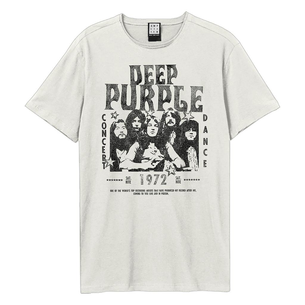 Amplified Unisex Adult 1972 Deep Purple T-Shirt