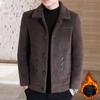 Winter Men's Wool Coat Mink Clothes Men's Thickened Jacket Winter Coat Autumn and Winter Woolen Coat